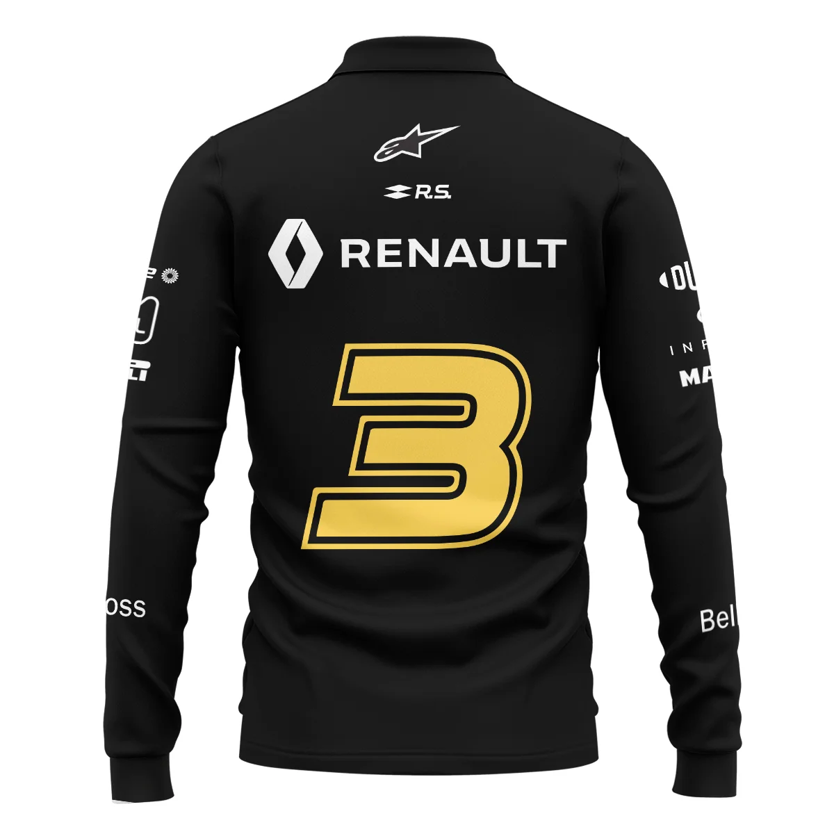 2020 Race Suit Uniform Long Polo Shirt For Fans BLVA180725A04LPL-1 CleanFit - Image 3