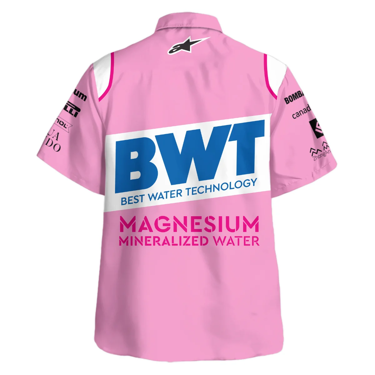 2020 Sergio Perez Racing Suit Racing Point F1 Hawaiian Shirt BLVASP170925A3HW - Image 3