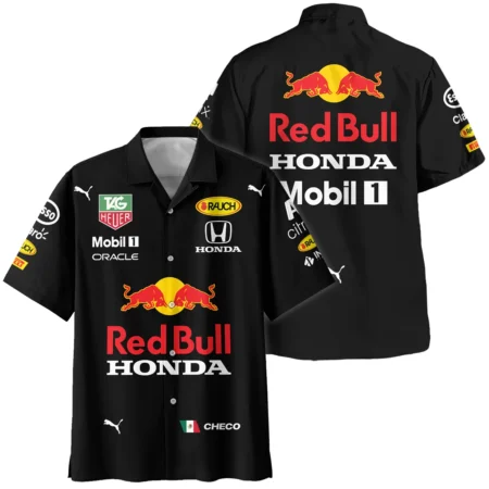 2021 Sergio Perez Racing Suit Red Bull Racing F1 Hawaiian Shirt BLVASP170925A1HW - Race Day Design