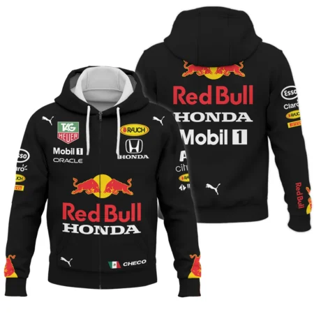 2021 Sergio Perez Racing Suit Red Bull Racing F1 Zipper Hoodie BLVASP170925A1ZHD - Race Day Outfit