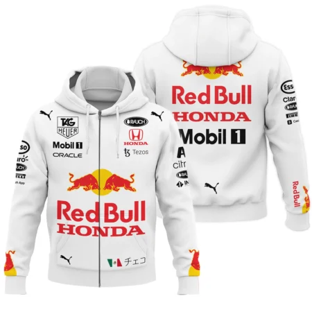 2021 Sergio Perez Racing Suit Red Bull Racing F1 Zipper Hoodie BLVASP170925A2ZHD - Formula Racing Apparel