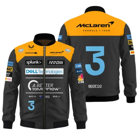 2022 Daniel Ricciardo McLaren F1 Team Race Suit Bomber BLVA180725A06BB - Formula Racing Apparel