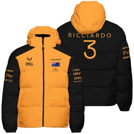 2022 Daniel Ricciardo McLaren F1 Team Suit Down & Puffer Jackets BLVA180725A08HCJ - Motorsport Apparel