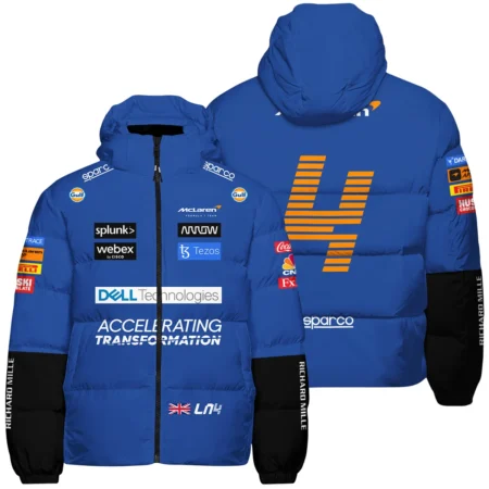 2022 Lando Norris Racing Suit McLaren F1 Down & Puffer Jackets BLVALN120825A2HCJ - F1 Fan Gear