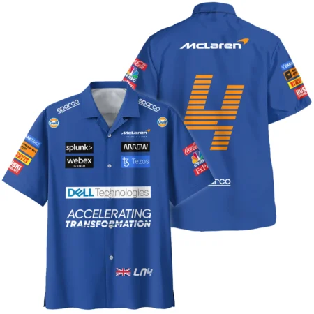 2022 Lando Norris Racing Suit McLaren F1 Hawaiian Shirt BLVALN120825A2HW - Trackside Outfit