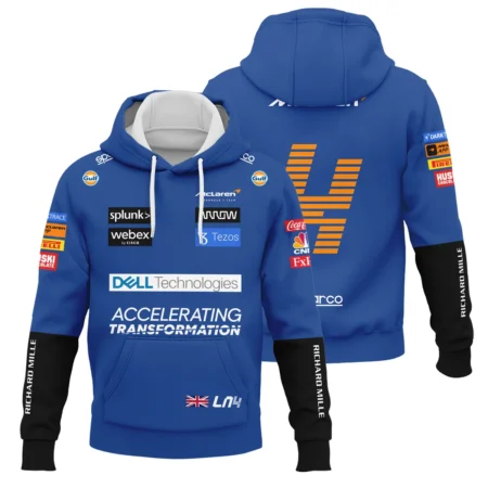 2022 Lando Norris Racing Suit McLaren F1 Hoodie BLVALN120825A2HD - Race Day Outfit