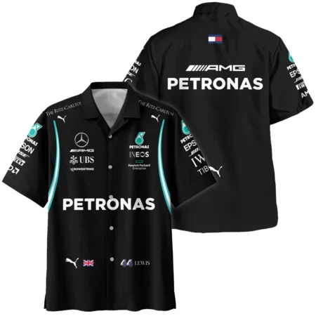 2022 Lewis Hamilton Racing Suit Mercedes F1 Hawaiian Shirt BLVALH260825A6HW - Race Day Outfit