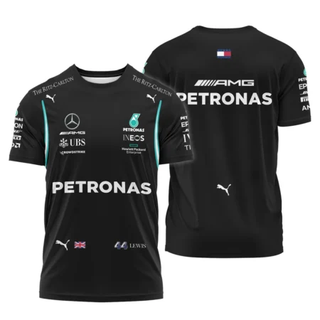 2022 Lewis Hamilton Racing Suit Mercedes F1 T-Shirt BLVALH260825A6TS - Racing Lifestyle Clothing