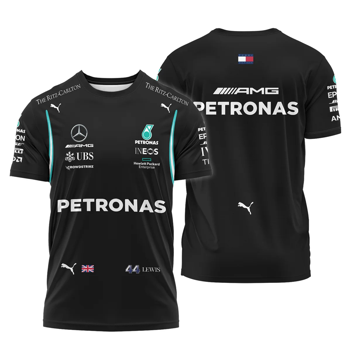 2022 Lewis Hamilton 44 Racing Suit T-Shirt BLVALH260825A6TS - Race Day Design
