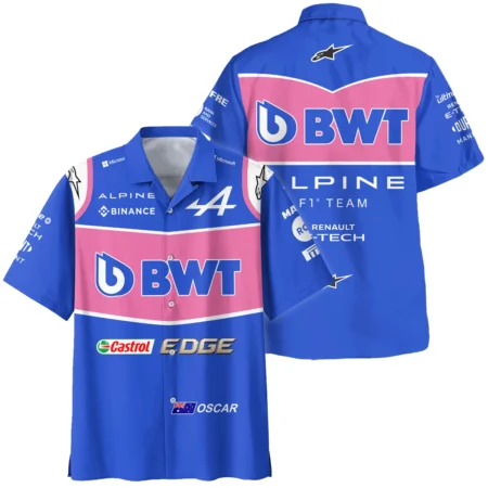 2022 Oscar Piastri Racing Suit Alpine F1 Hawaiian Shirt BLVAOP150825A7HW - Motorsport Lifestyle Wear