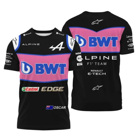 2022 Oscar Piastri Racing Suit Alpine F1 T-Shirt BLVAOP150825A8TS - F1 Fan Gear