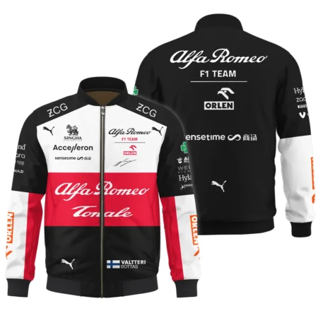 2022 Valtteri Bottas Racing Suit Alfa Romeo F1 Bomber BLVAVB130925A6BB - Formula Racing Apparel