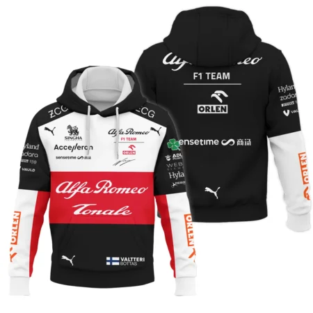 2022 Valtteri Bottas Racing Suit Alfa Romeo F1 Hoodie BLVAVB130925A6HD - Race Day Design
