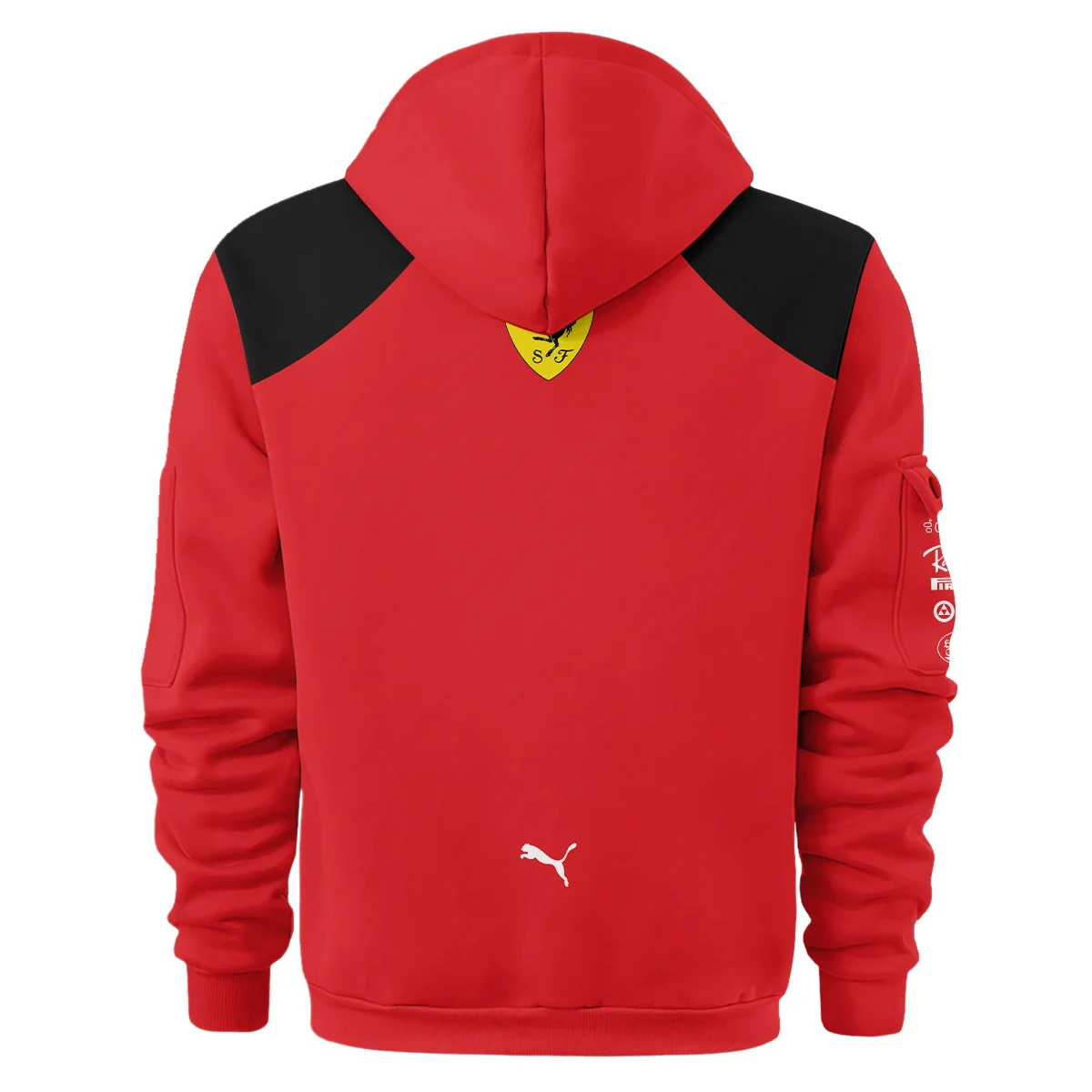 2023 Carlos Sainz Racing Suit Ferrari F1 Hoodie Half Zip BLVACS190825A10HDF - Image 3