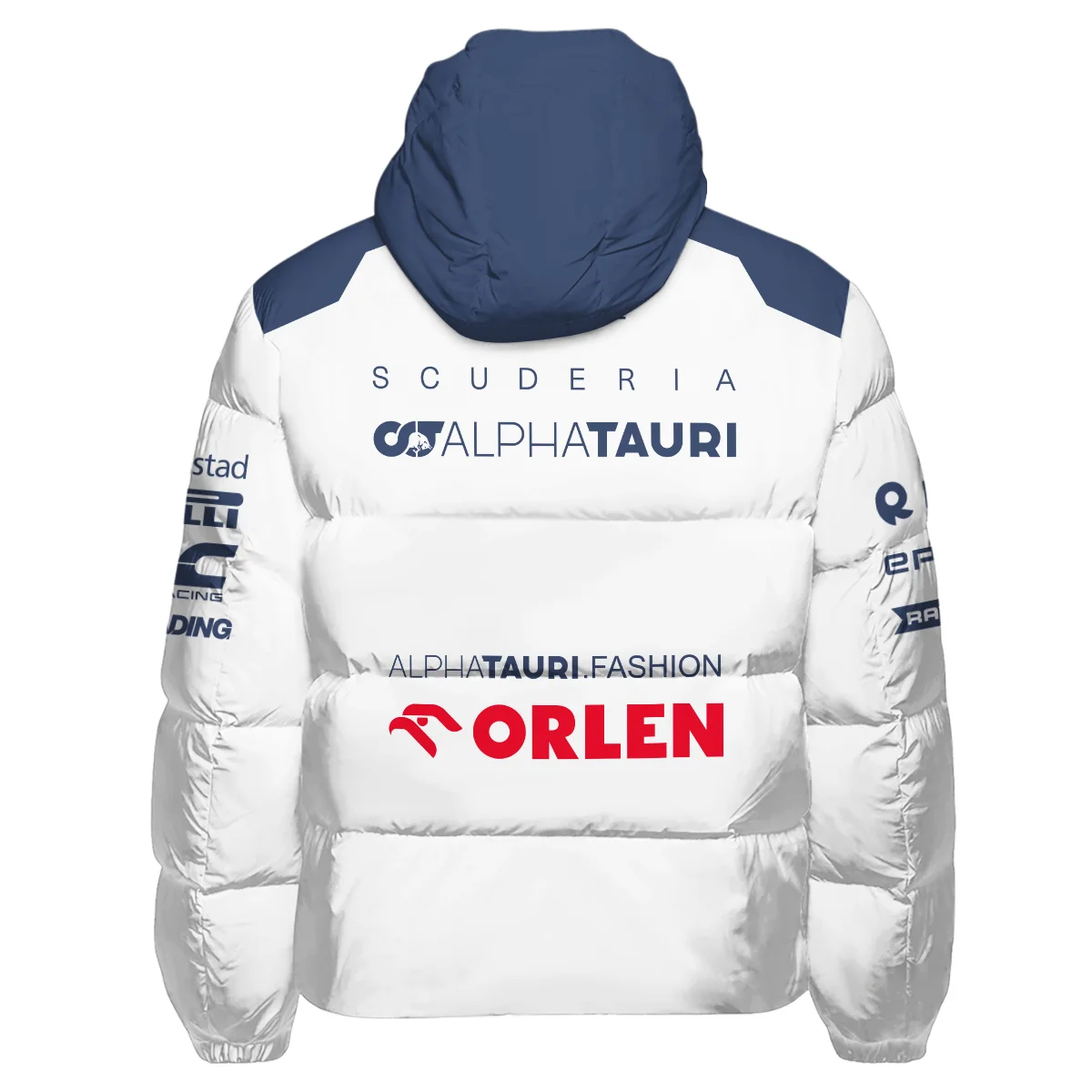 2023 Daniel Ricciardo Scuderia AlphaTauri Race Suit Down & Puffer Jackets BLVA180725A05HCJ - Image 3