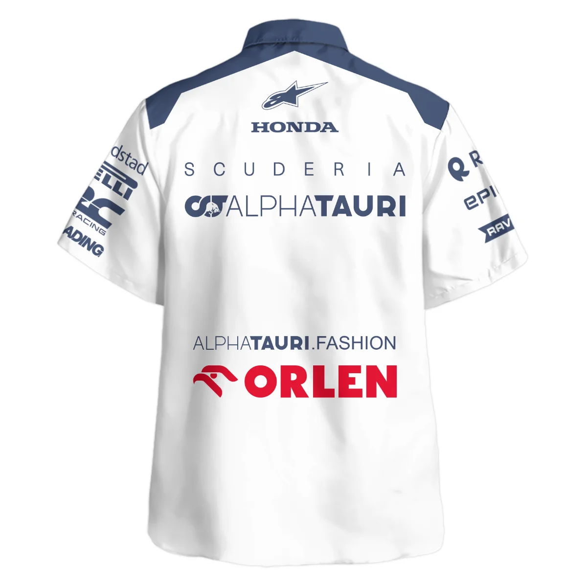 2023 Daniel Ricciardo Scuderia AlphaTauri Race Suit Hawaiian Shirt BLVA180725A05HW - Image 3