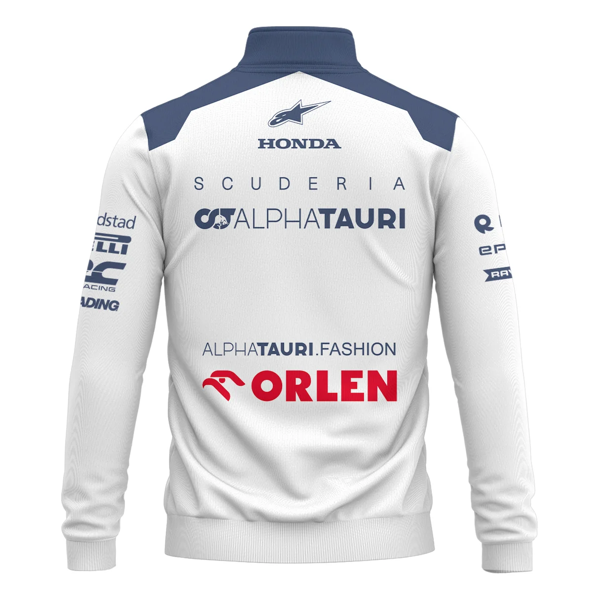 2023 Daniel Ricciardo Scuderia AlphaTauri Race Suit Quarter-Zip Sweatshirt BLVA180725A05QZS - Image 3