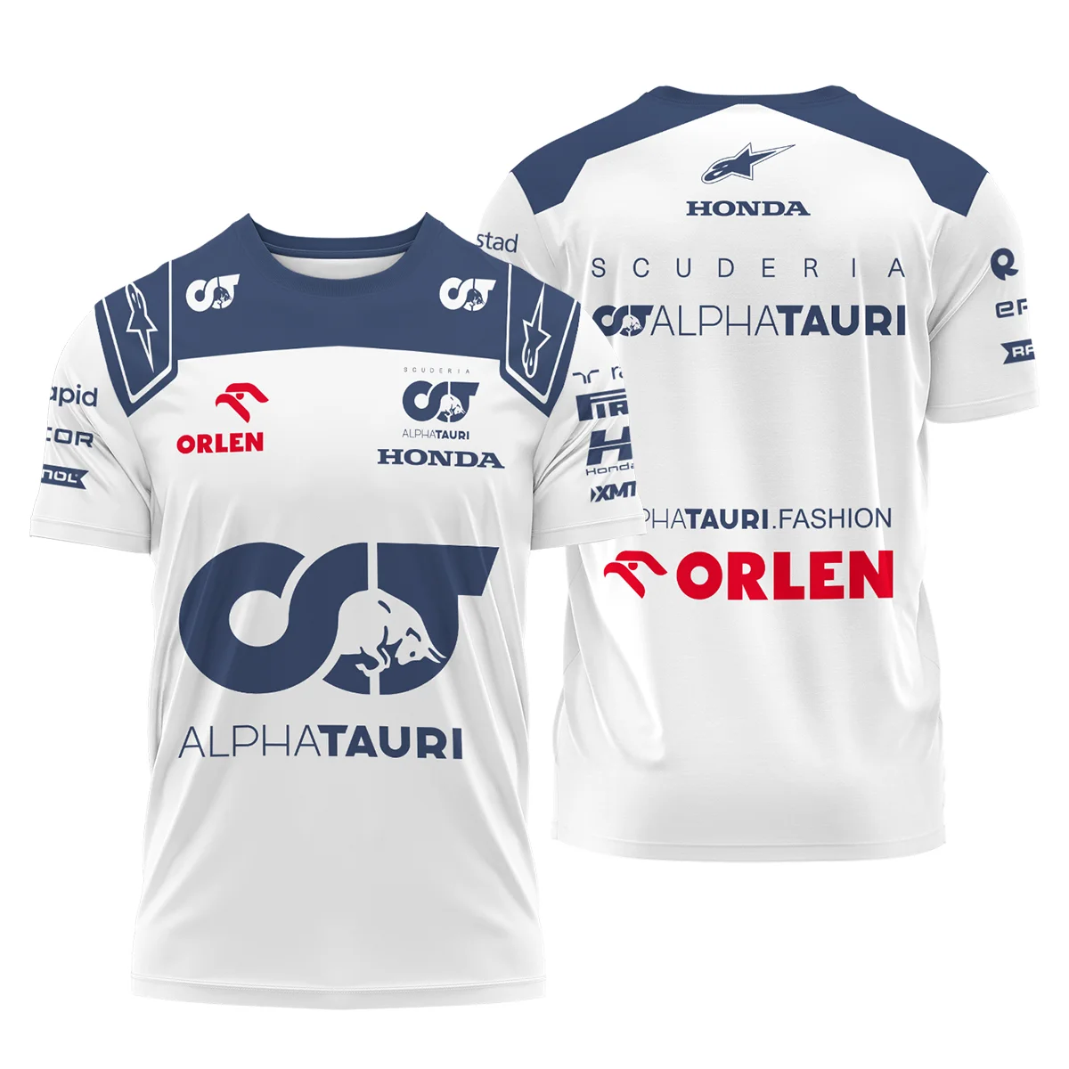 2023 Daniel Ricciardo Scuderia AlphaTauri Race Suit T-Shirt BLVA180725A05TS