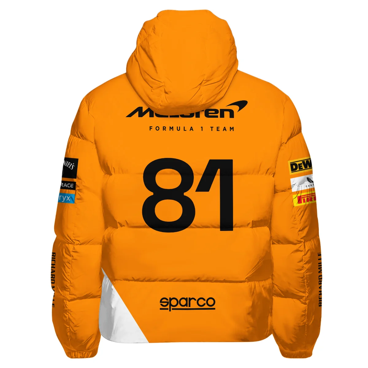 2023 Oscar Piastri Racing Suit McLaren F1 Down & Puffer Jackets BLVAOP150825A1HCJ - Image 3