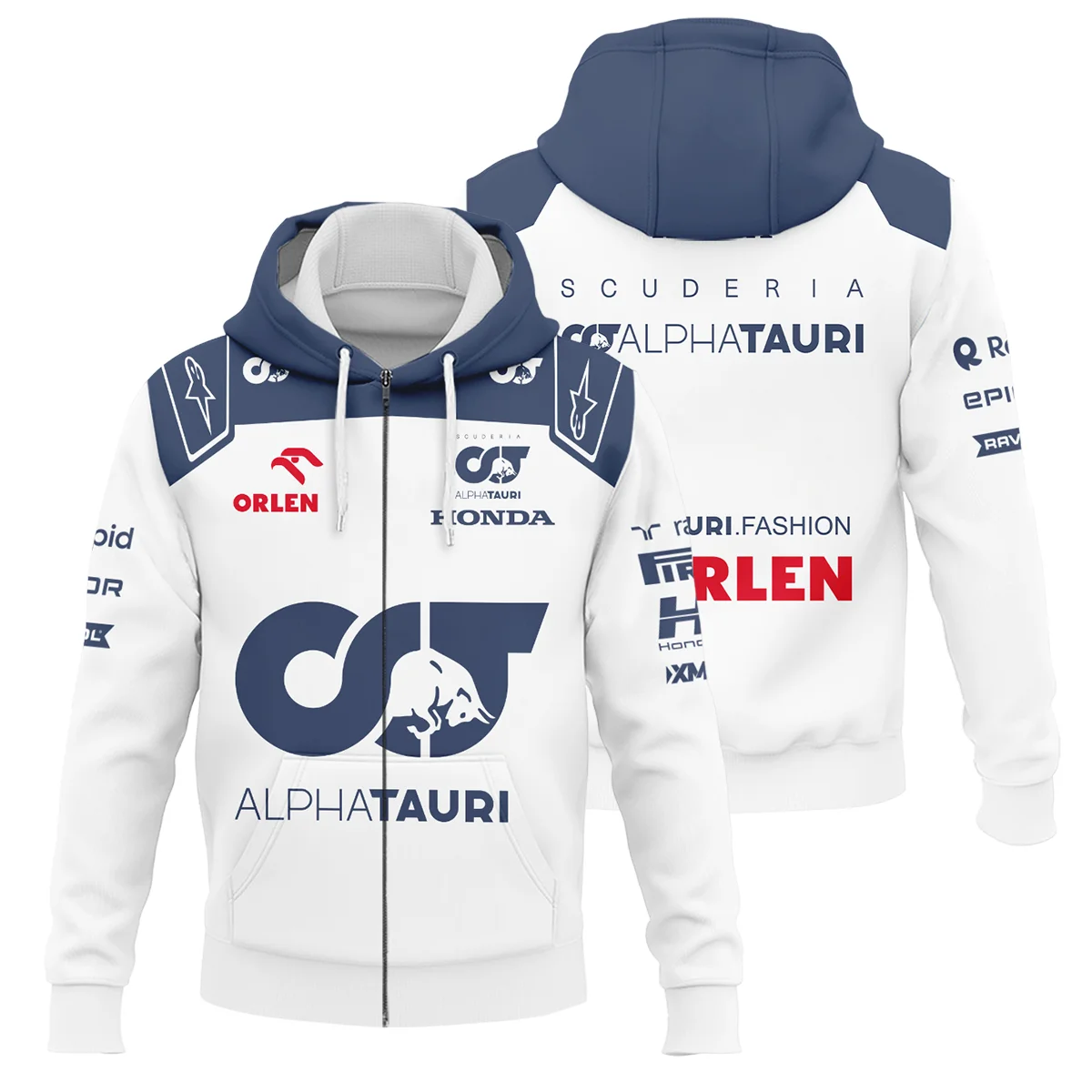 2023 Race Suit Uniform Zipper Hoodie For Fans BLVA180725A05ZHD-1 CleanFit