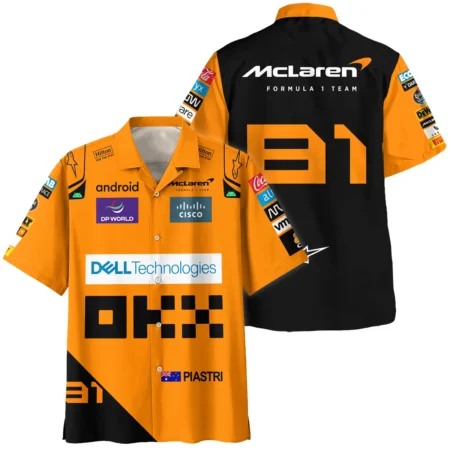 2024 Oscar Piastri Racing Suit McLaren F1 Hawaiian Shirt BLVAOP150825A5HW - F1 Fan Gear