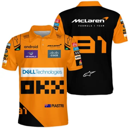 2024 Oscar Piastri Racing Suit McLaren F1 Polo Shirt BLVAOP150825A5PL - Pit Lane Clothing