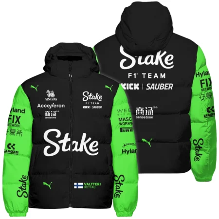 2024 Valtteri Bottas Racing Suit Kick Sauber F1 Down & Puffer Jackets BLVAVB130925A4HCJ - F1 Fan Gear