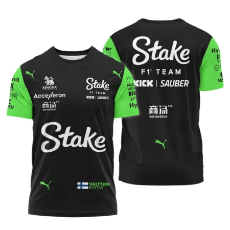 2024 Valtteri Bottas Racing Suit Kick Sauber F1 T-Shirt BLVAVB130925A4TS - Motorsport Apparel
