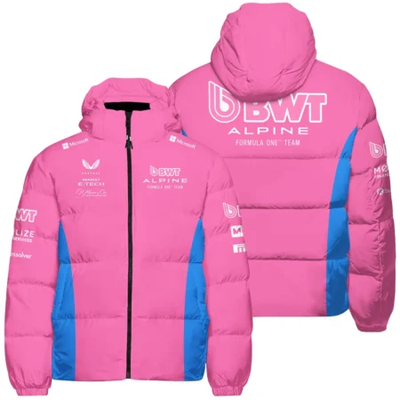 2025 Alpine F1 Team Suit Down & Puffer Jackets BLVA150725A02ALPHCJ - Race Day Design