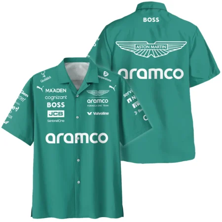 2025 Aston Martin F1 Race Suit Hawaiian Shirt BLVA120725A04AMHW - Trackside Outfit