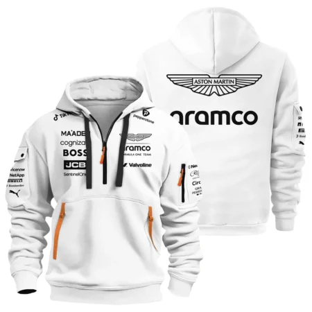 2025 Aston Martin F1 Race Suit Hoodie Half Zipper BLVA120725A03AMHDF - Pit Lane Clothing