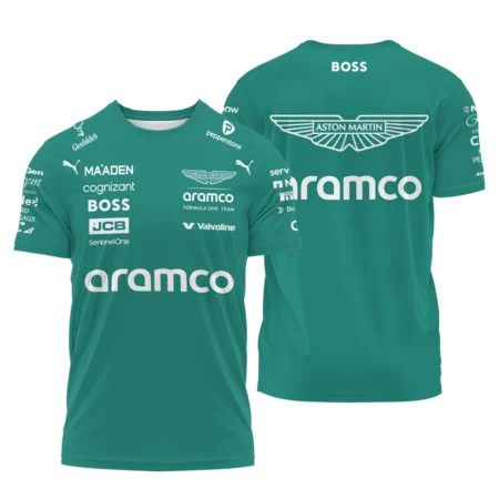 2025 Aston Martin F1 Race Suit T-Shirt BLVA120725A04AMTS - Pit Lane Clothing