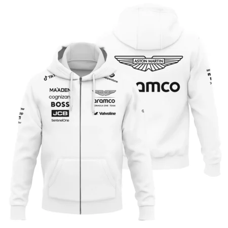 2025 Aston Martin F1 Race Suit Zipper Hoodie BLVA120725A03AMZHD - Motorsport Lifestyle Wear