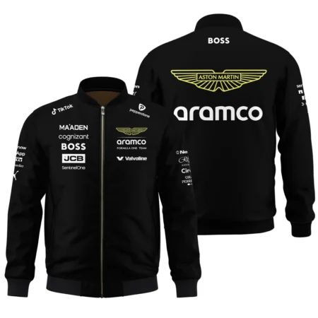 2025 Aston Martin F1 Team Suit Bomber BLVA120725A02AMBB - Racing Lifestyle Clothing
