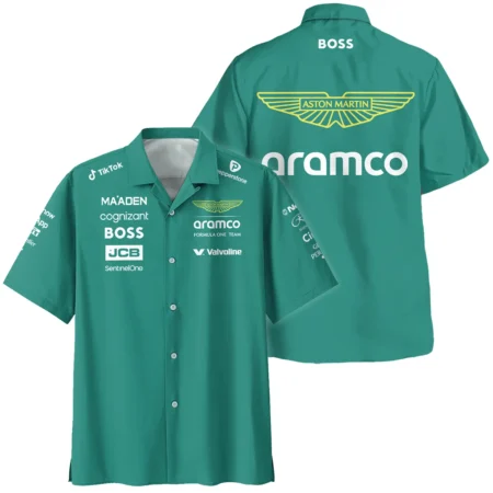 2025 Aston Martin F1 Team Suit Hawaiian Shirt BLVA120725A01AMHW - Race Day Design