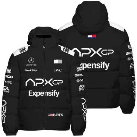 2025 McLaren Black Version For Racing Fan Down & Puffer Jackets BLF116625A2HCJ - Pit Lane Clothing