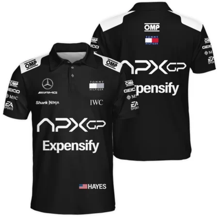2025 McLaren Black Version For Racing Fan Polo Shirt BLF116625A2PL - F1 Fan Gear