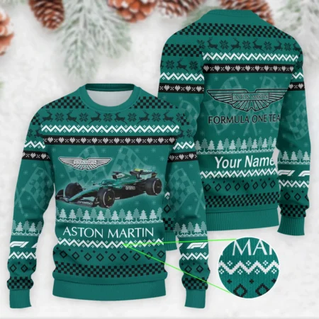 2025 Car Aston Martin Formula 1 - Ugly Sweater BLVAF1220925A22AM - Motorsport Lifestyle Wear
