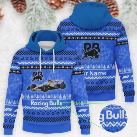 2025 Car Racing Bulls Formula 1 - Knitted Hoodie BLVAF12209250A22RAC - Motorsport Apparel
