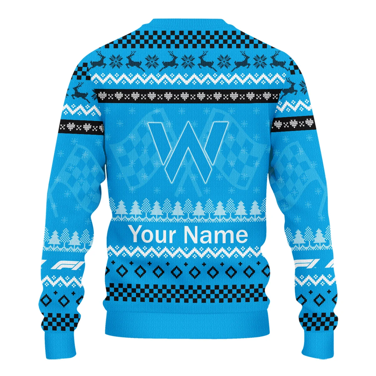 2025 Car Williams Formula 1 - Ugly Sweater BLVAF1220925A22WIL - Image 3