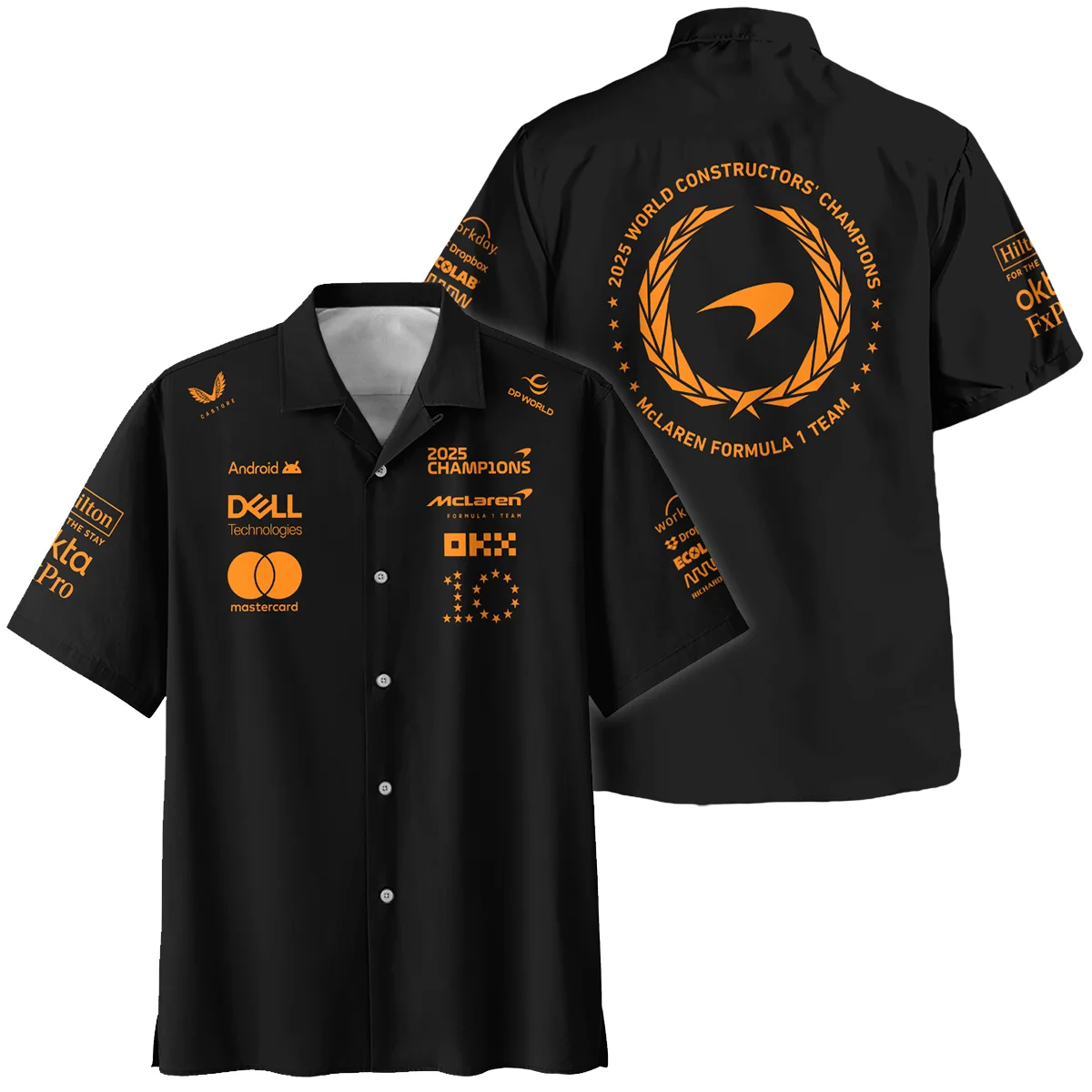 2025 Champions McLaren F1 Team - Hawaiian Shirt BLMCL12925A1HW - Pit Lane Clothing