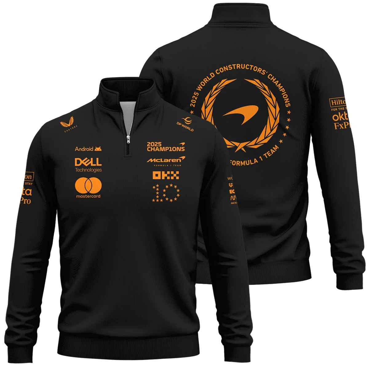 2025 Champions McLaren F1 Team - Quarter-Zip Sweatshirt BLMCL12925A1QZS - Trackside Outfit