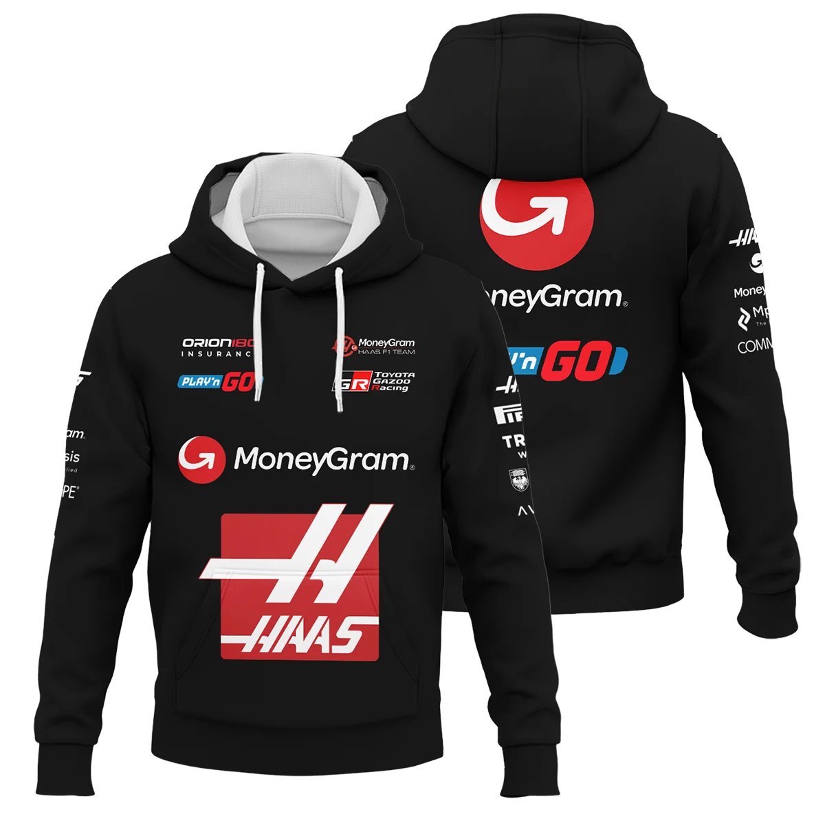 2025 Haas F1 Race Suit Hoodie BLVA150725A03HAASHD - Trackside Outfit