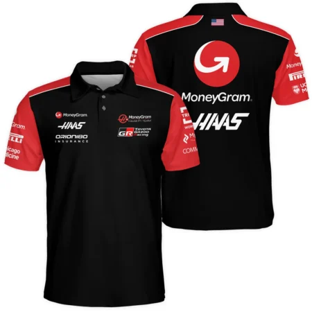 2025 Haas F1 Team Suit Polo Shirt BLVA150725A01HAASPL - F1 Fan Gear