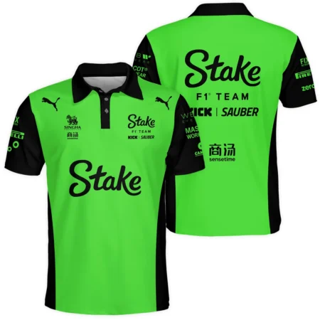 2025 Kick Sauber F1 Race Suit Polo Shirt BLVA100725A04KSPL - Motorsport Lifestyle Wear