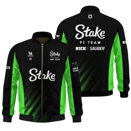 2025 Kick Sauber F1 Team Suit Bomber BLVA100725A01KSBB - Formula Racing Apparel