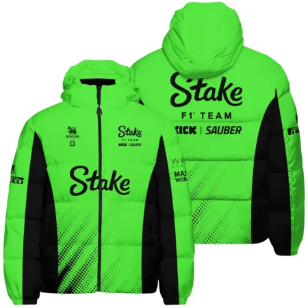 2025 Kick Sauber F1 Team Suit Down & Puffer Jackets BLVA100725A02KSHCJ - Race Day Design