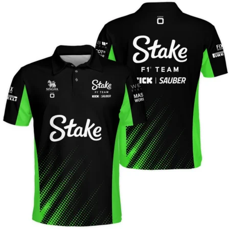 2025 Kick Sauber F1 Team Suit Polo Shirt BLVA100725A01KSPL - Race Day Design