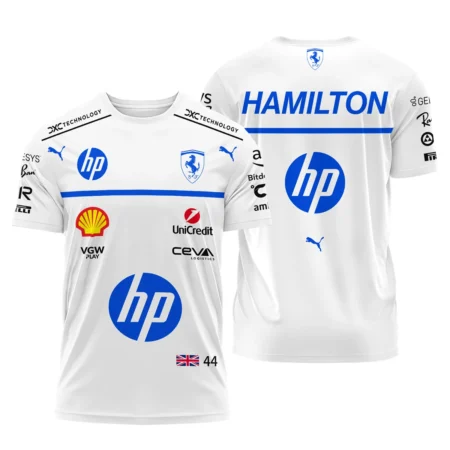 2025 Lewis Hamilton 44 Racing Suit T-Shirt BLVALH180825A2TS - F1 Fan Gear