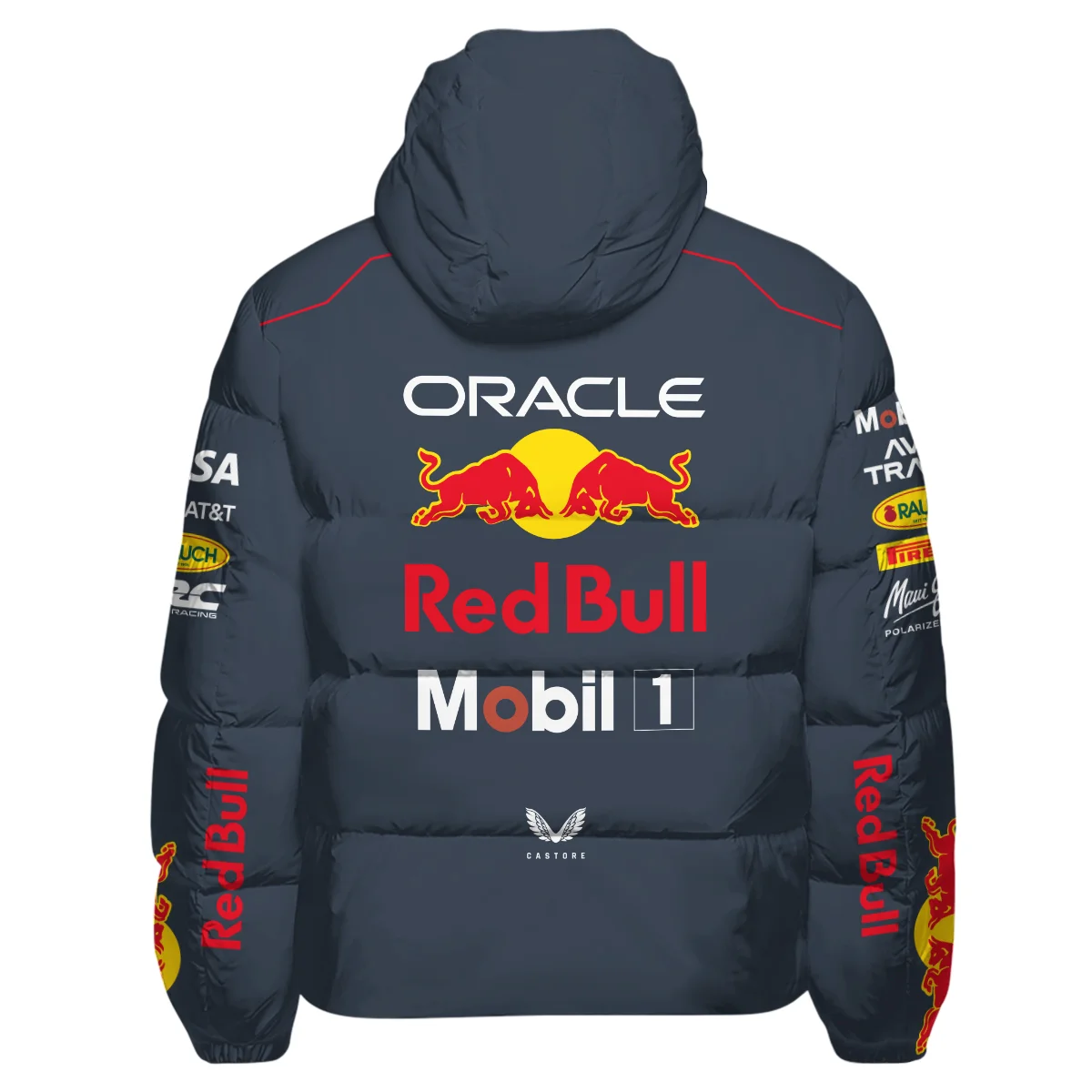 2025 Max Verstappen Racing Suit Red Bull Racing F1 Down & Puffer Jackets BLVAMV281125A2HCJ - Image 3
